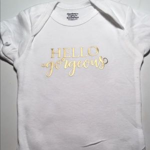 Adorable Baby Girls “Hello Gorgeous” Cute Onesie